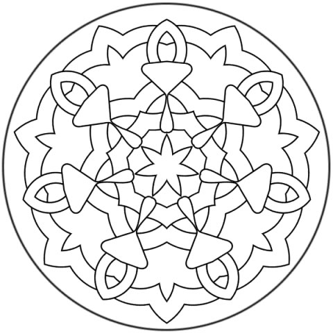 Free Mandala on Mandala 5