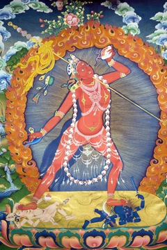 Vajrayogini, common yidam, or meditation deity dakini Vajrayogini
