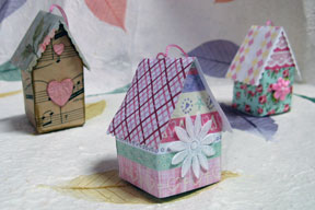 Bird house ornaments photo