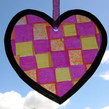 heart suncatcher photo