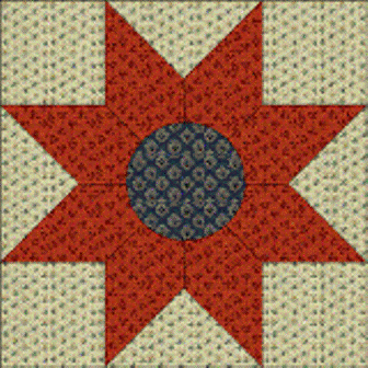 Quilting - Table Topper Quilt Patterns - Mexican Star