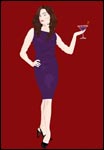 Virtual Me -- Vector Martini Gal