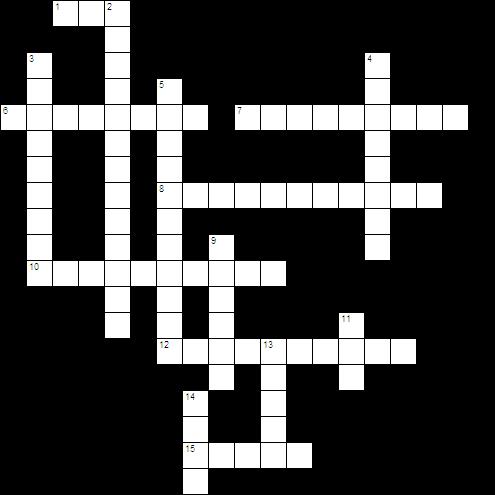  Crossword Puzzles on Maths Word Puzzles   Algebra Word Puzzles