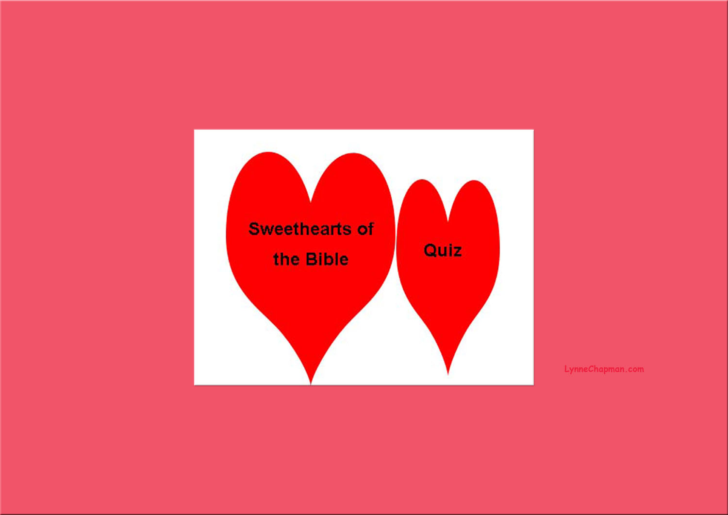 Sweethearts of the Bible Quiz